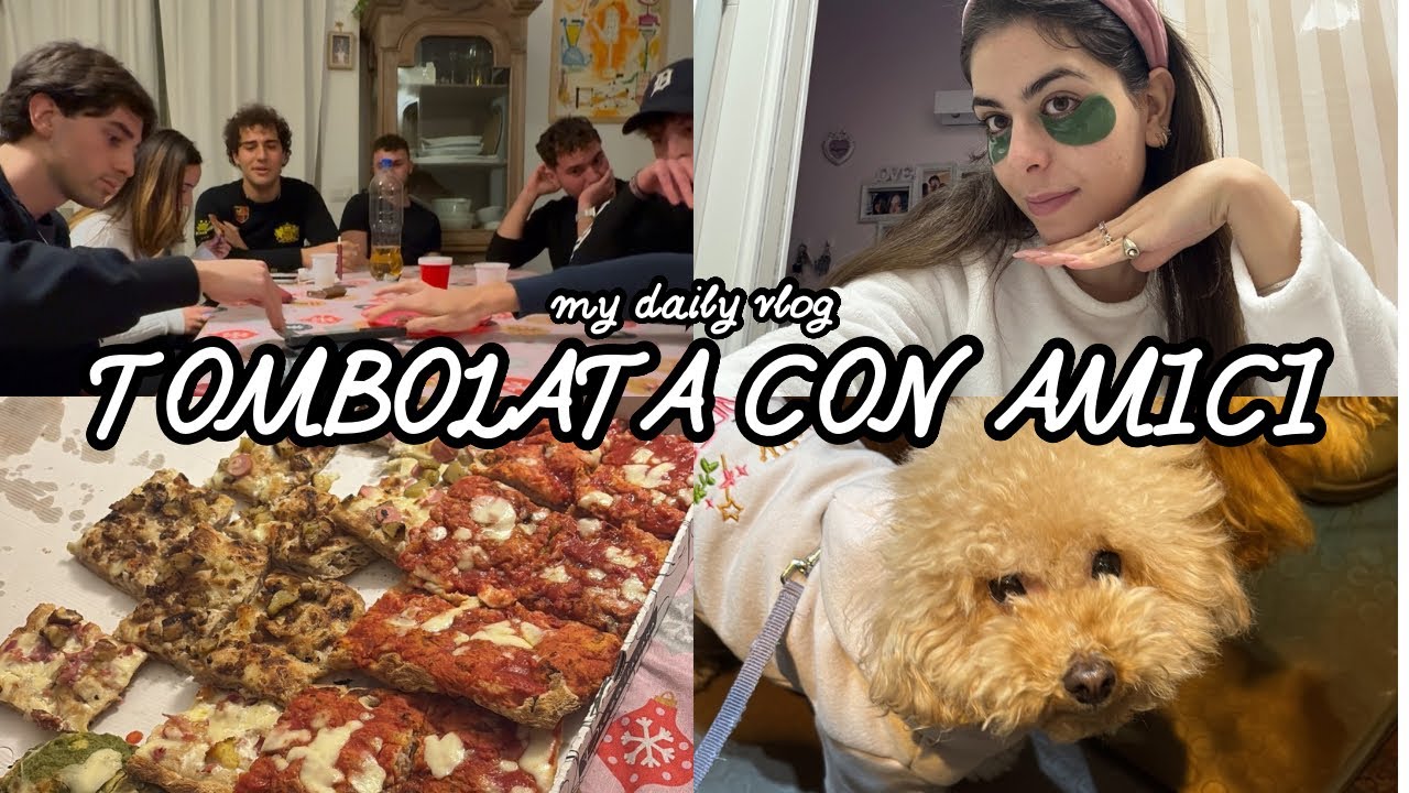 ORGANIZZO UNA TOMBOLATA CON I MIEI AMICI- VLOG
