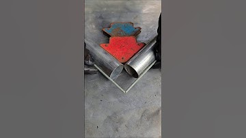 Not all welders know how to make a 90 degree joint between two iron pipes.