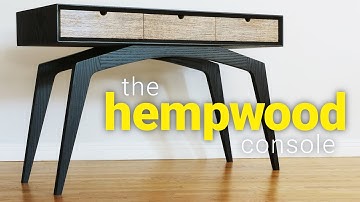 How to Build a Modern Console Table  | Woodworking