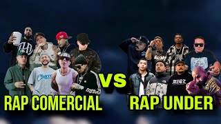 Rap Comercial Vs Rap Underground