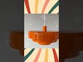 Medieval Retro Orange Pendant Lamp Dining Room Restaurant Home Decor LED