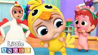 Baby John's Chicken Dance | Little Angel Nursery Rhymes \& Kids Songs