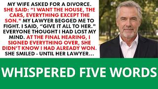 My Wife Took Everything In The Divorce She Had No Idea What She Was Really Taking And..