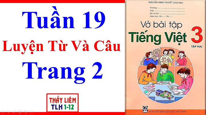 Vở bài tập Tiếng Việt tập 2 trang 3