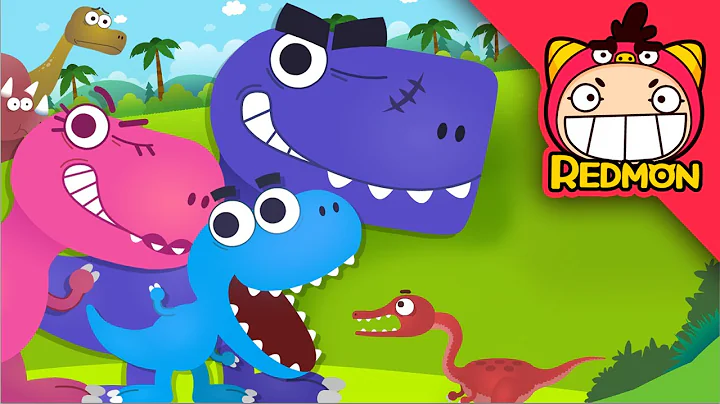 T-Rex Songs | Tyrannosaurus family song | Dinosaur songs | Nursery Rhymes | Song for Kids | REDMON