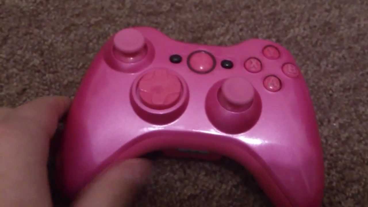 Custom Painted Candy Pink Xbox 360 Controller