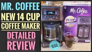 REVIEW Mr. Coffee 14 Cup XL Capacity Programmable Coffee Maker 