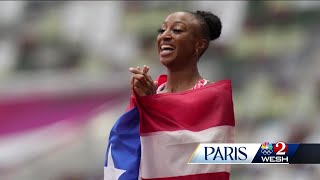 Gold medal track star looking to represent Puerto Rico again this summer, trains in Central Florida
