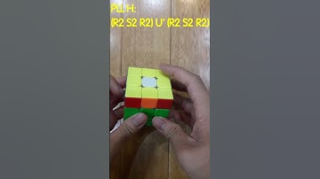 Nâng cao FINGER TRICK bằng công thức này! (PLL H) | THV Rubik #shorts #3x3 #rubikscube
