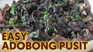 How to Cook Adobong Pusit