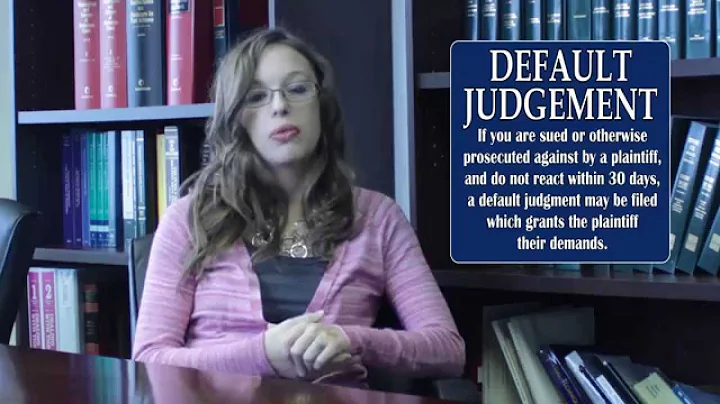 How to Speak Legalese Default Judgment