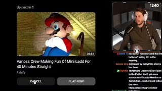 YouTube accidentally auto plays this video on Terroriser's livestream.