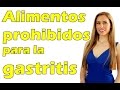 9 ALIMENTOS PROHIBIDOS PARA LA GASTRITIS - Lorena Romero | Nutrición Estética