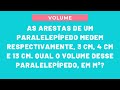 QUESTÃO 1343  - MATEMÁTICA BÁSICA - VOLUME