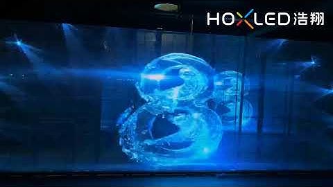 HOXLED GOB Transparent LED Display IP65 Factory testing before delivery
