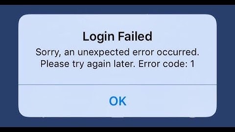 Sorry An Unexpected Error Occurred Login Failed On Facebook Problem Solved