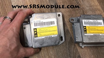Old GM SRS Module Reset crash data removal