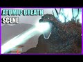 GOJIRA MINUS ONE POWERFUL ATOMIC BREATH SCENE in ROBLOX | Kaiju Universe