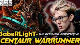 7.35B Patch SabeRLighT - Centaur Warrunner The Offlaner- Dota 2 Pro Gameplay #dota2 #saberlight