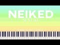 NEIKED ft. Dyo - Sexual (Piano Tutorial + Sheets)