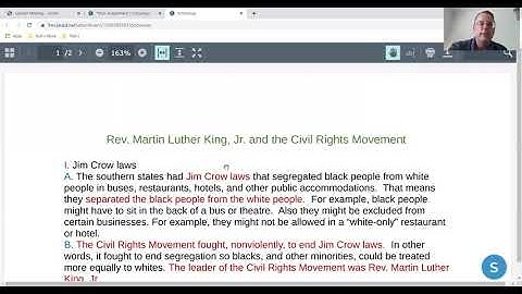 How students can find and submit assignments on Schoology