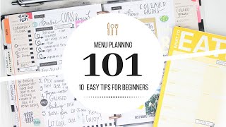MEAL PLANNING 101 w/ 10 Tips For Beginners! | At Home With Quita