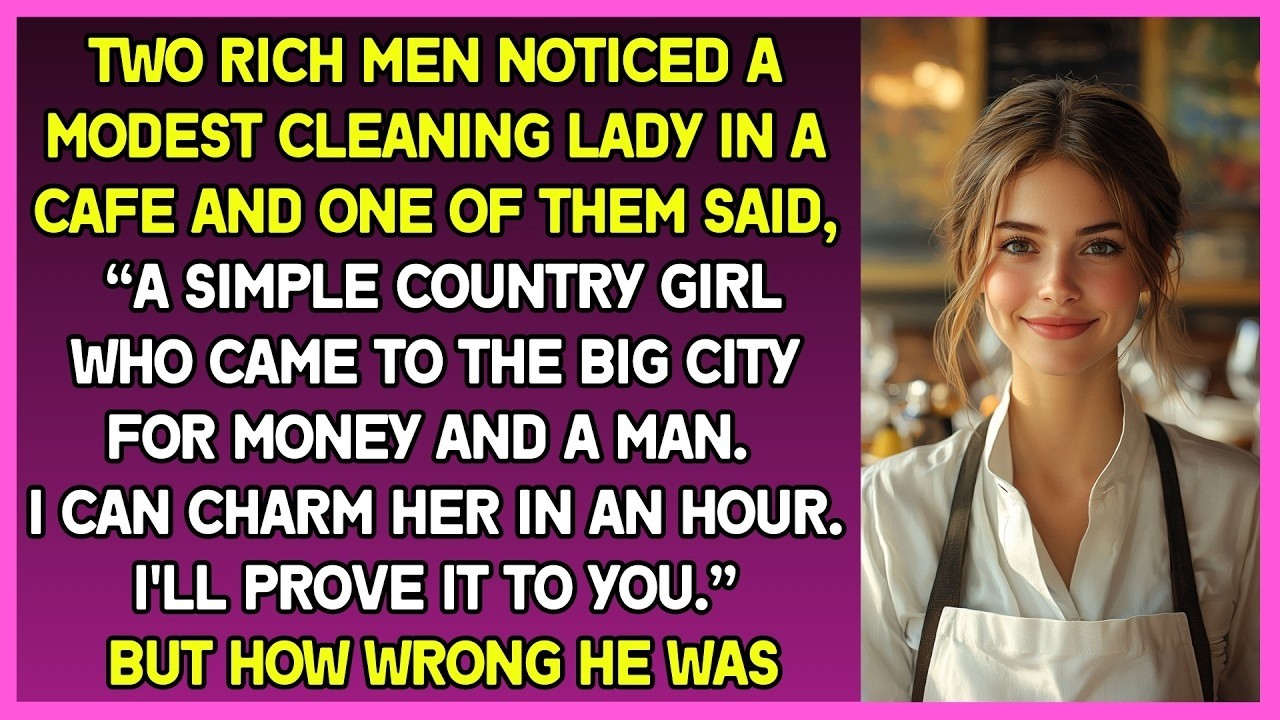 'An hour will be enough to charm this provincial girl,' the son of a rich man bragged to his fri