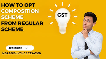 HOW TO OPT COMPOSITION SCHEME FROM REGULAR SCHEME UNDER GST, GOODS AND SERVICES TAX||#gst ||#gstv