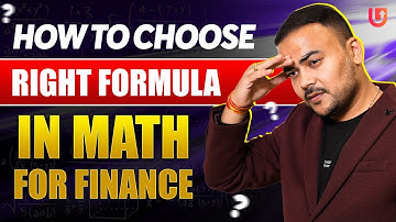 How to Choose Right Formula in Math for Finance?| CA Foundation Jan25 | CA Pranav Popat#cafoundation