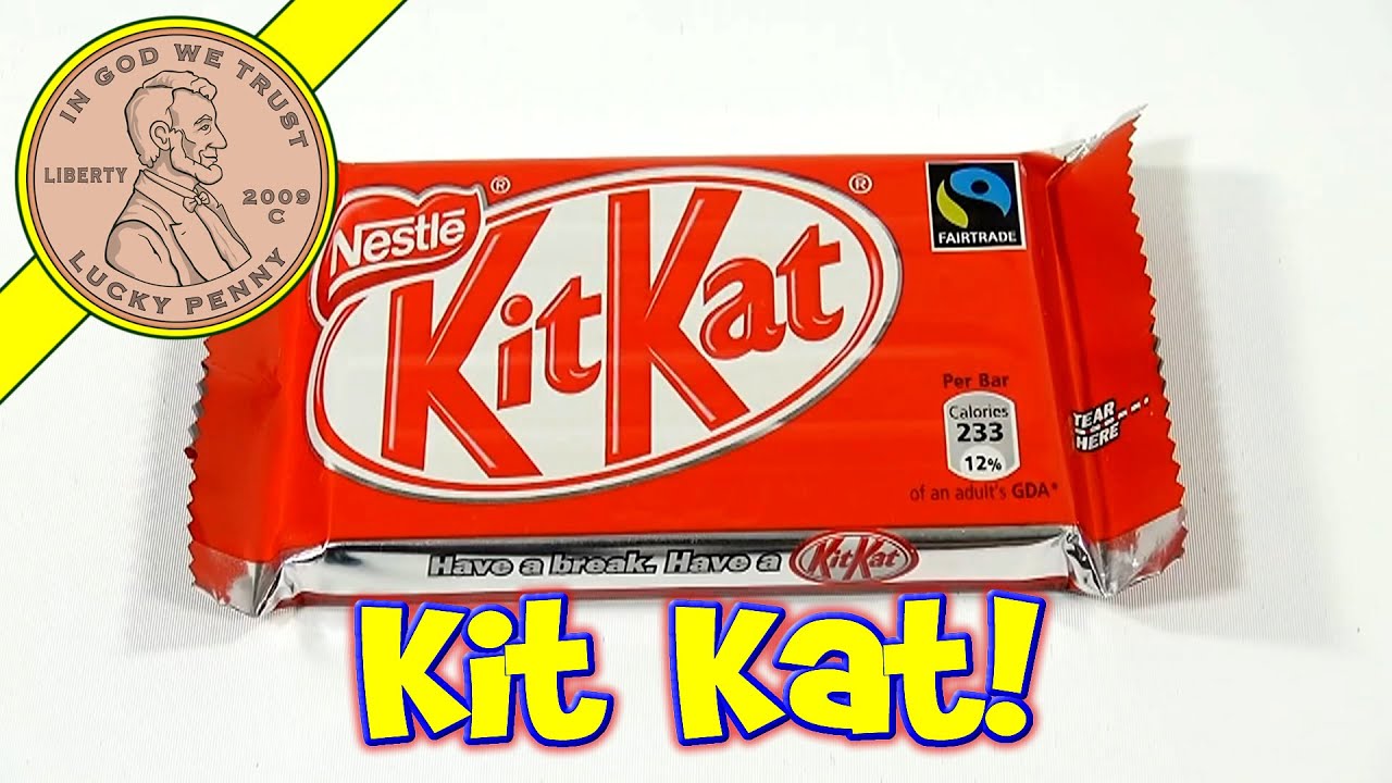 Kit Kat UK Bar And Kit Kat USA Bar Comparing Nestle Chocolate Bars 