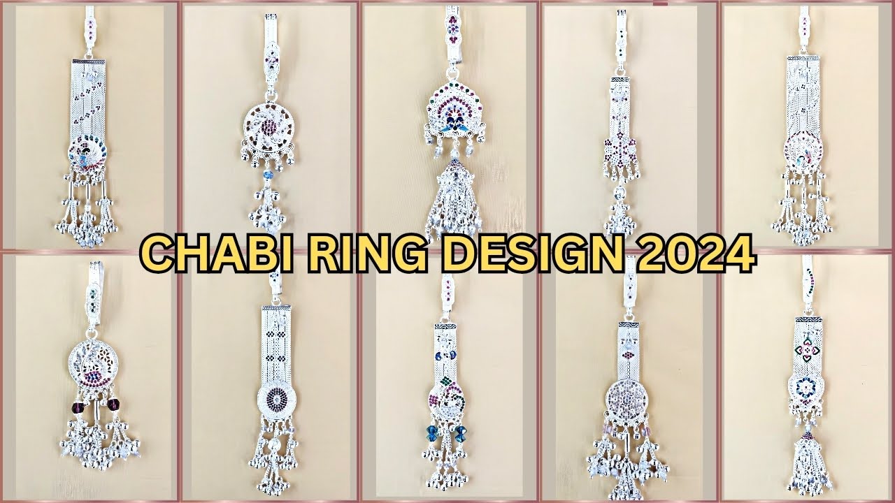Latest Silver Chabi Chhalla Design 2024, New Silver (Chandi) Keychain ...