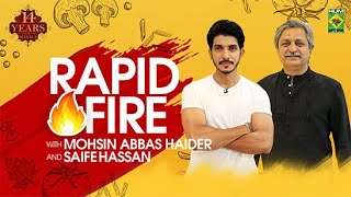 Rapid Fire with Mohsin Abbas Haider & Saife Hassan | Masala TV