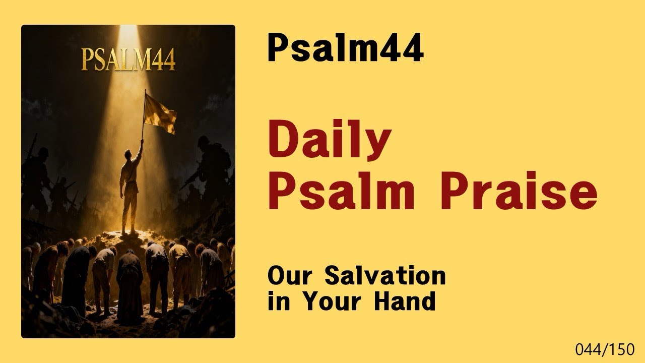 [Daily Psalm Praise] Psalm44-Our Salvation in Your Hand