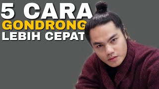 5 CARA CEPAT MEGONDRONGIN RAMBUT PRIA | Gak Pake Ribet !