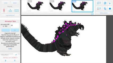 Shin Godzilla test stick nodes