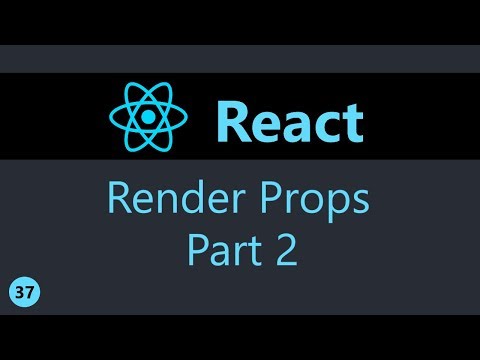 ReactJS Tutorial - 37 - Render Props (Part 2)