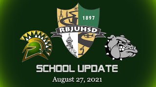 School Update 8/27/2021