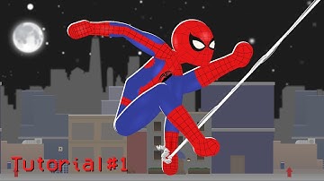 STICK NODES | Spider-man 360° Web Swing Animation Tutorial