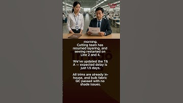 Tiếng anh chuyên ngành may cho Merchandiser