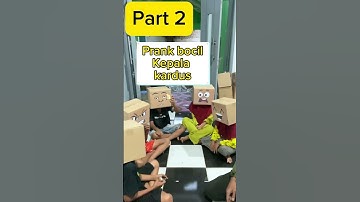 Prank bocil kepala kardus (PART2) #kepalakardus