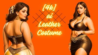 [Ai Lookbook] Leather Ai | Ai Girl | Ai Indian Girl | Ai Plus Size | Ai Lookbook 4K