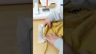 Do you know how to embroider the side of a hat using a single-needle machine?🧢#embroidery #shorts