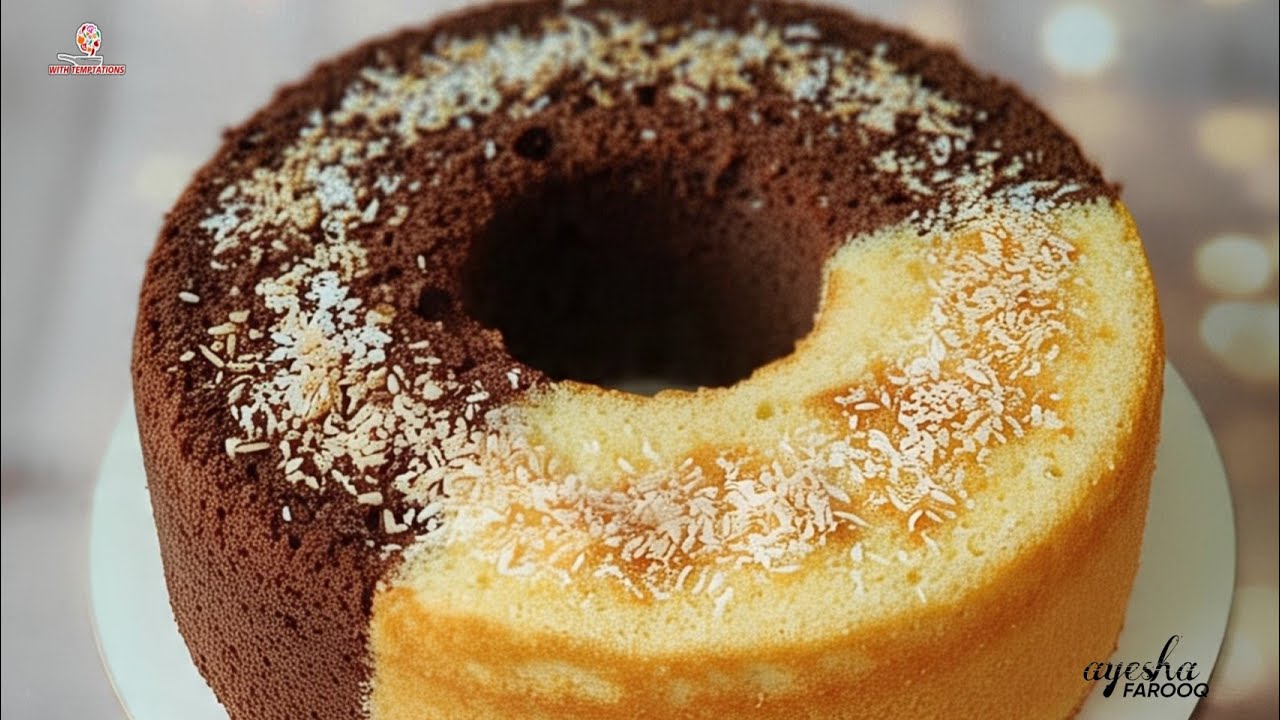 Marble Cake  - You've Never Tasted This Cake Before - Chocolate Cake - Vanilla Cake - by Ayesha