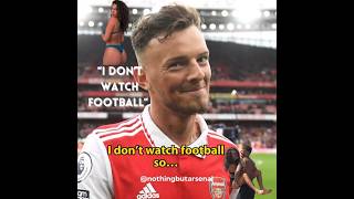 Ben White: I don’t watch football #benwhite #soccer #fyp #arsenal #footballshorts #shorts #football