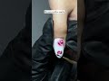 Ultra simple rose halo dye nail designnailtutorial naildesign nails nailpolish shorts