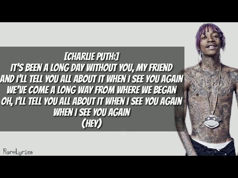 Wiz Khalifa - See You Again Ft. Charlie Puth (Lyrics Video) Furious 7 Soundtrack
