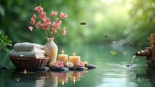 🍃🌸💧🎶 Healing Piano Music with Soft Bamboo Water for Stress Relief and Calm screenshot 1