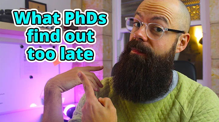 What PhD students find out too late [Top mistakes] - DayDayNews