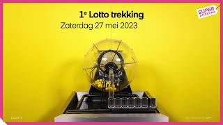 Lotto trekkingsuitslag 27 mei 2023