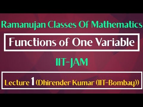 Functions of One